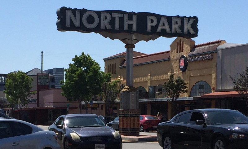 North Park Street Sign